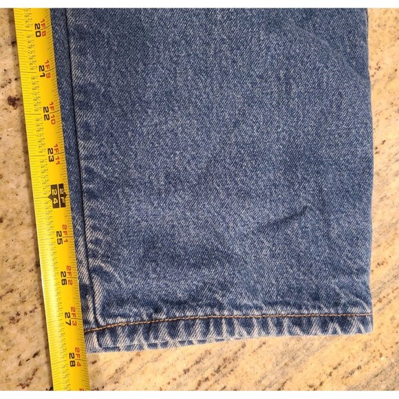 Vintage LL Bean Womens Size 16 P Relaxed Fit Plaid Cotton Lined Jeans Double L - Picture 3 of 16